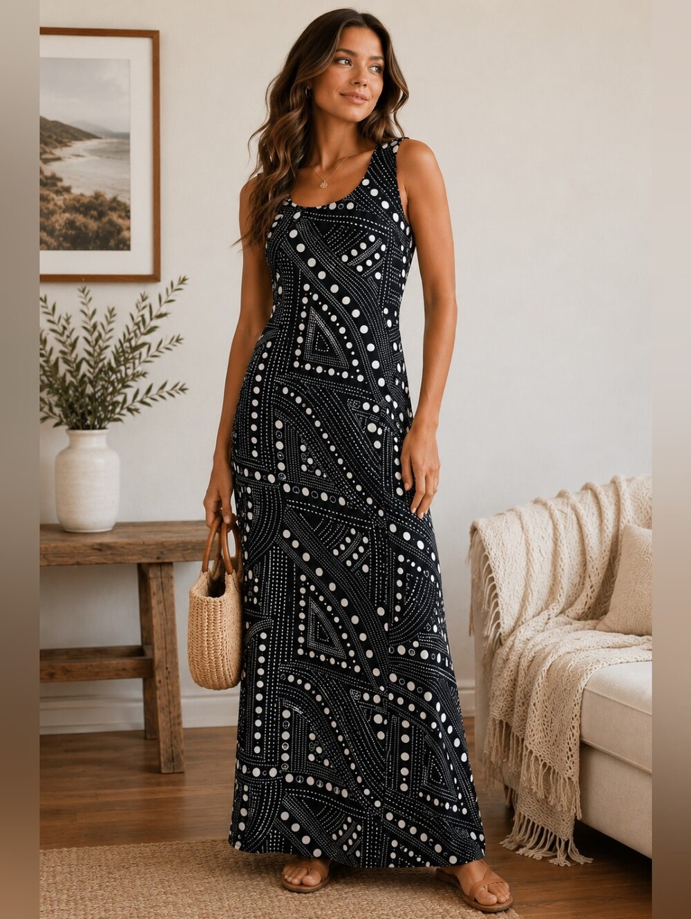 Lightweight Vintage Elegant Dress